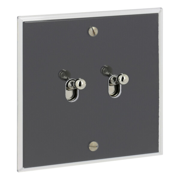 Double poussoir à levier Arnould ART mémoire cristal - Arnould - 67012