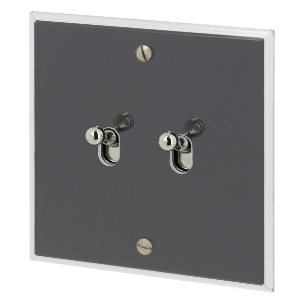 Double poussoir à levier Arnould ART mémoire cristal - Arnould - 67012