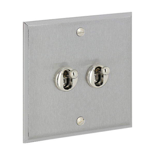 Double va-et-vient Arnould ART mémoire acier brossé - Arnould - 67102