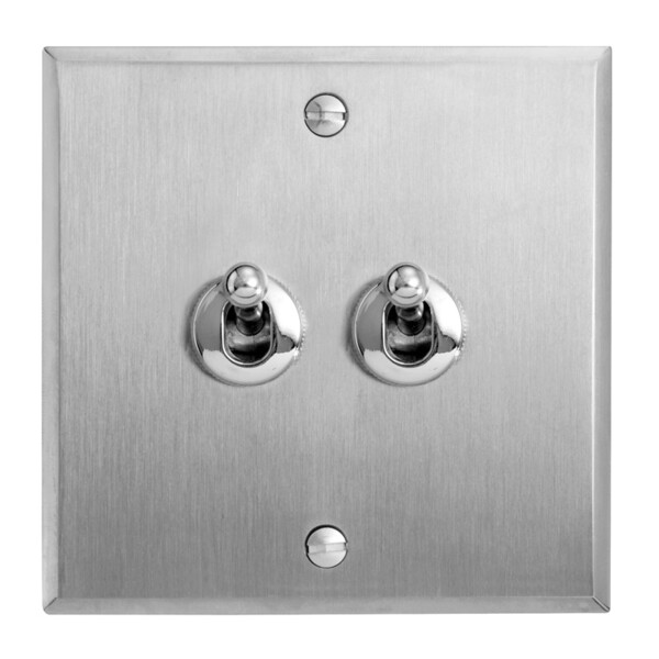 Double va-et-vient Arnould ART mémoire acier brossé - Arnould - 67102