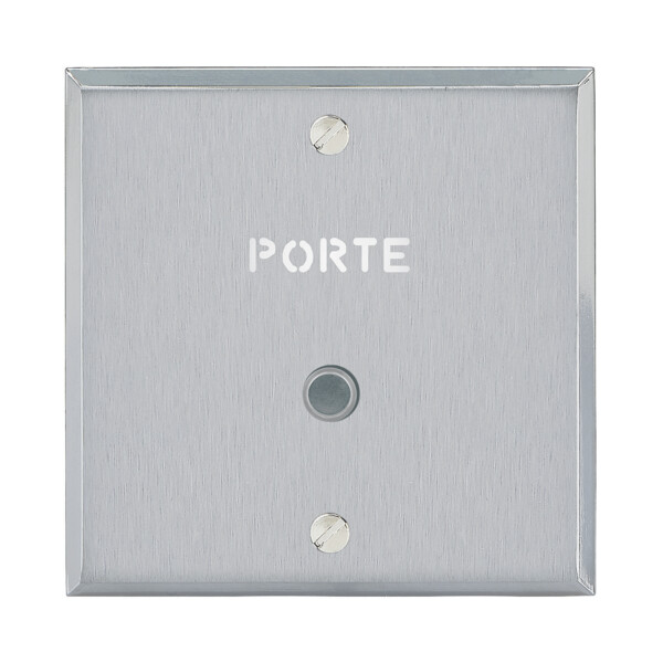 Guichet lumineux 'Porte' Arnould ART mémoire acier brossé - Arnould - 67191