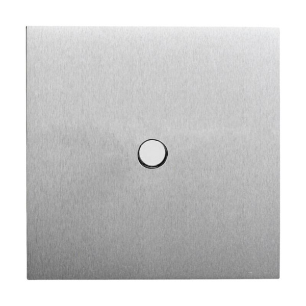 Poussoir à bouton rond Arnould ART épure acier brossé - Arnould - 67410