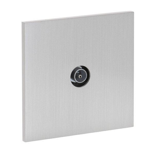 Prise TV Arnould ART épure acier brossé - Arnould - 67429