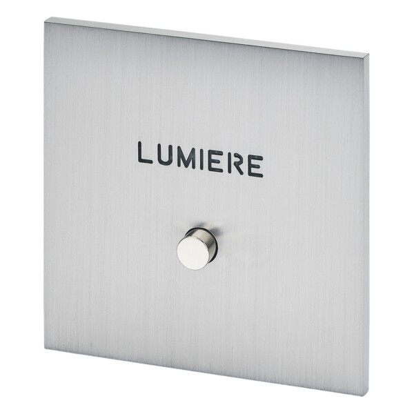 Guichet lumineux 'Lumière' Arnould ART épure acier brossé - Arnould - 67492