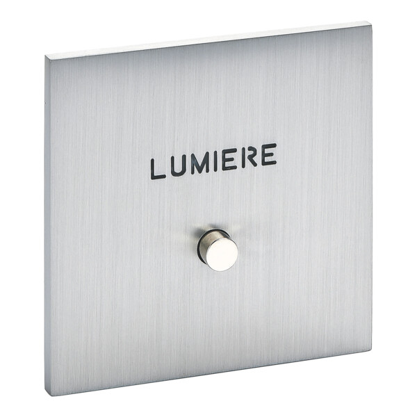 Guichet lumineux 'Lumière' Arnould ART épure acier brossé - Arnould - 67492