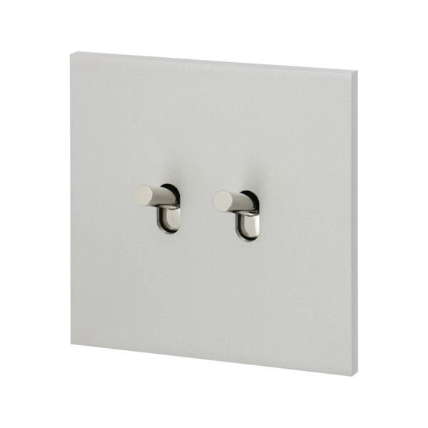 Double va-et-vient Arnould ART épure acier satin - Arnould - 67502