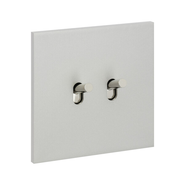 Double va-et-vient Arnould ART épure acier satin - Arnould - 67502