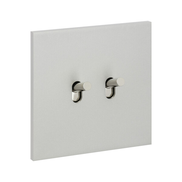 Double poussoir à levier Arnould ART épure acier satin - Arnould - 67512