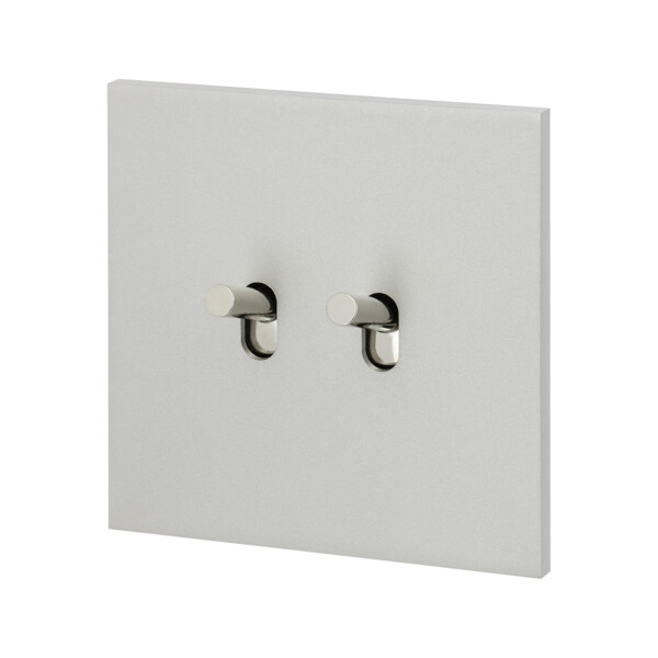 Double poussoir à levier Arnould ART épure acier satin - Arnould - 67512