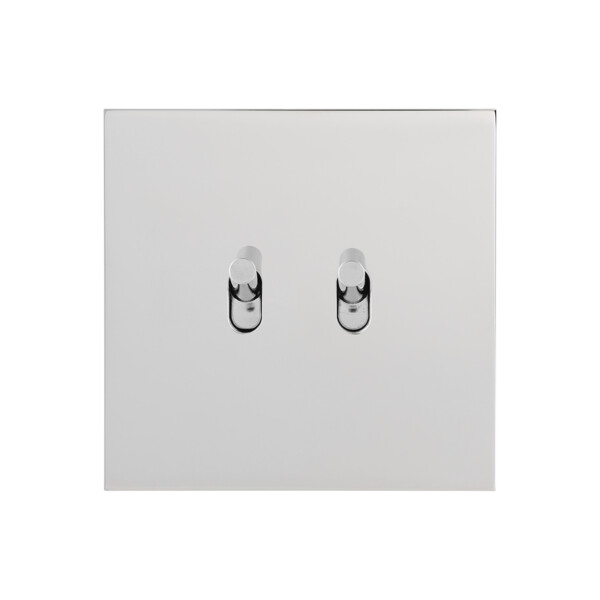 Double poussoir à levier Arnould ART épure acier miroir - Arnould - 67612
