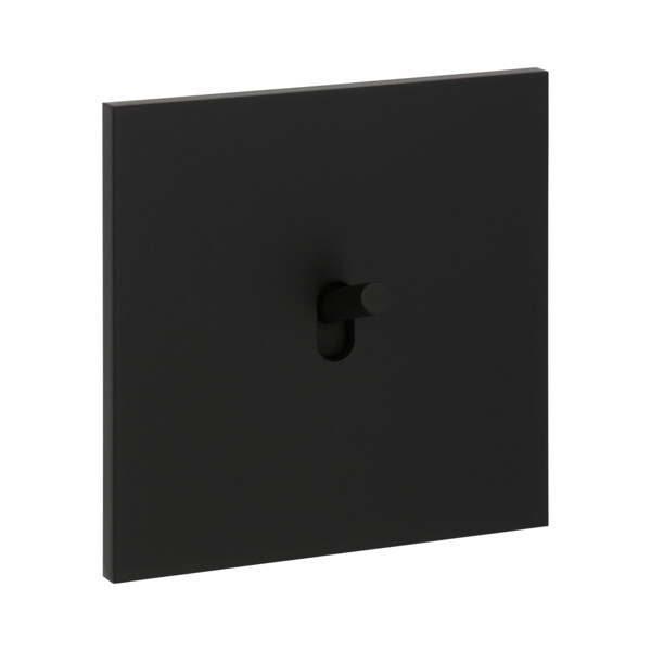 Art d'Arnould univers Epure va-et-vient ou interrupteur 10A - noir mat - Arnould - 67801