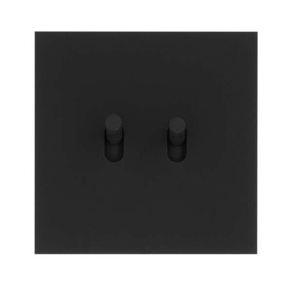 Double poussoir à levier Arnould ART épure noir - Arnould - 67812