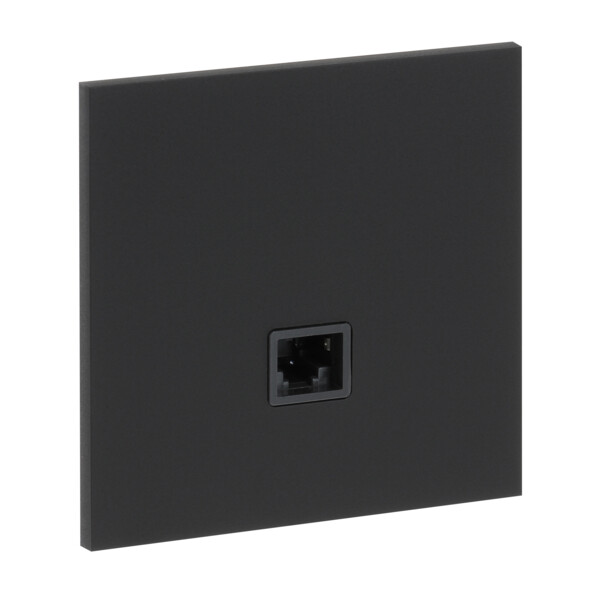 Prise RJ45 cat. 6 FTP Arnould ART épure noir - Arnould - 67825