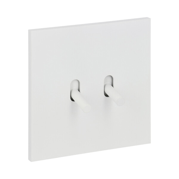 Double va-et-vient 10a Arnould ART épure blanc satin - Arnould - 67902