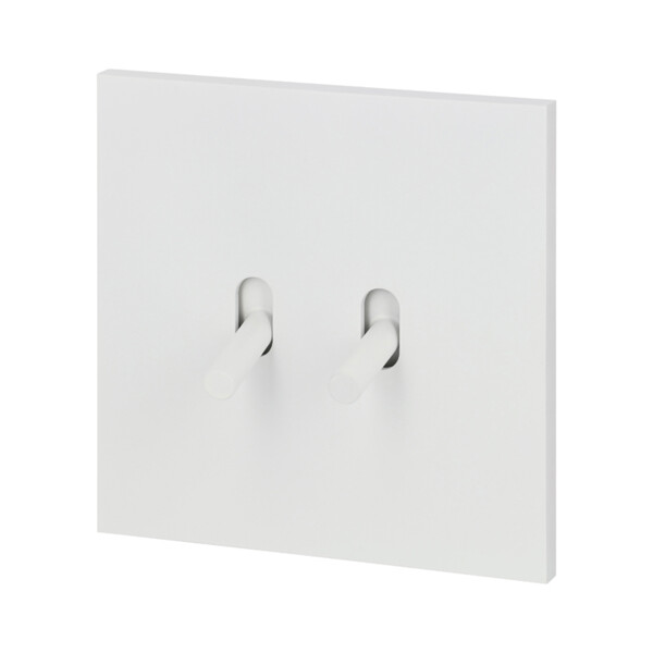 Double va-et-vient 10a Arnould ART épure blanc satin - Arnould - 67902