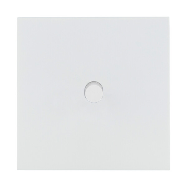 Poussoir 2a à bouton rond Arnould ART épure blanc satin - Arnould - 67910
