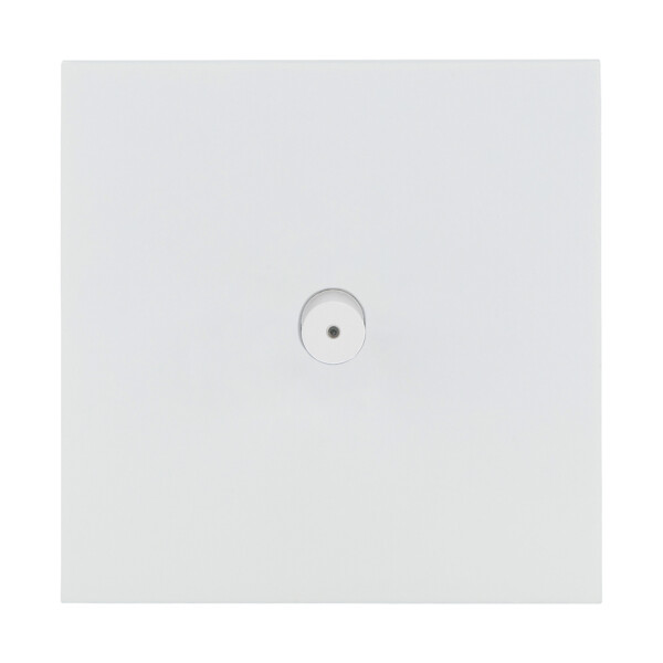 Poussoir 2a lumineux à bouton rond à voyant 230v Arnould ART épure blanc satin - Arnould - 67911