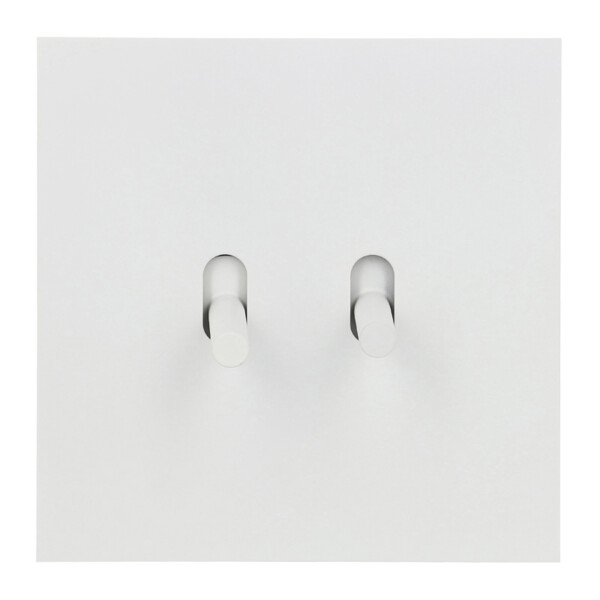 Double poussoir 6a Arnould ART épure blanc satin - Arnould - 67912