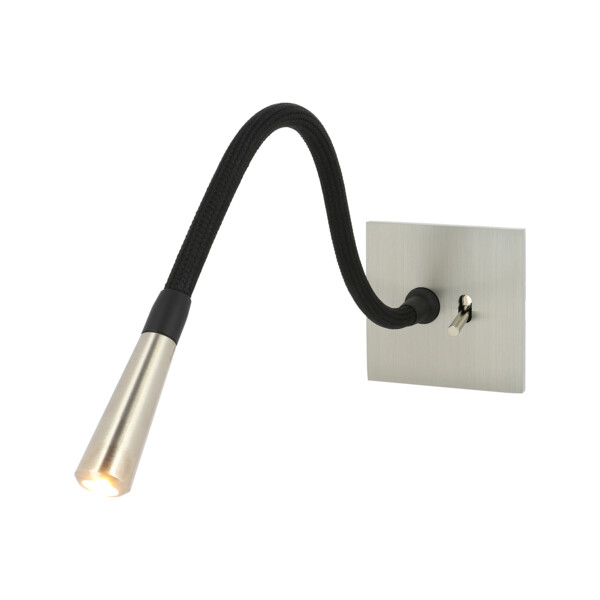 Art d'Arnould univers Epure liseuse 1 commande - acier brossé - Arnould - AR67441