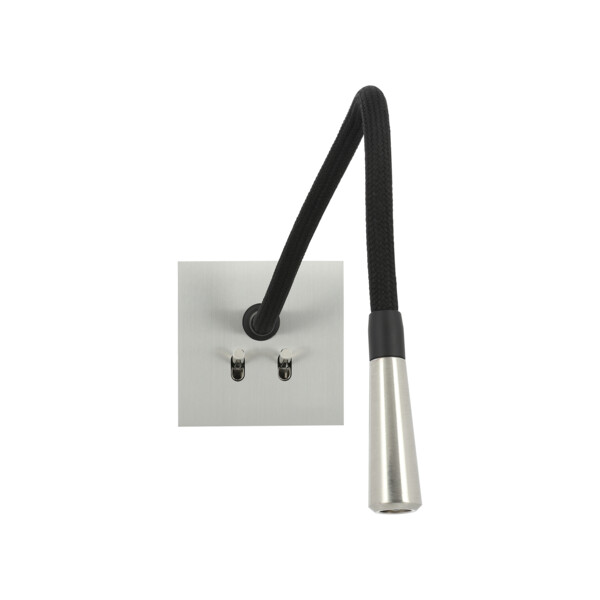 Art d'Arnould univers Epure liseuse 2 commandes - acier brossé - Arnould - AR67442