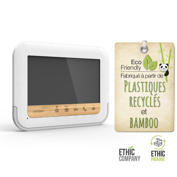 Visiophone filaire éco-responsable bambooview avidsen - Avidsen - 112282
