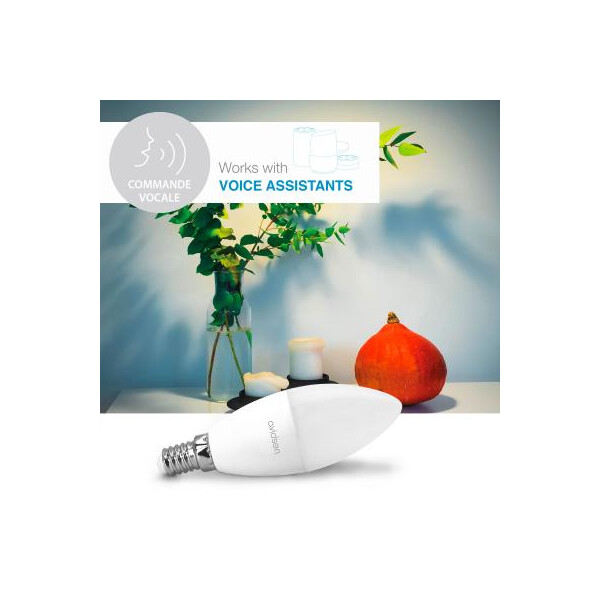 Pack de 4 Ampoules Connectées 5 W E14 HomeLight Avidsen - Avidsen - 127013