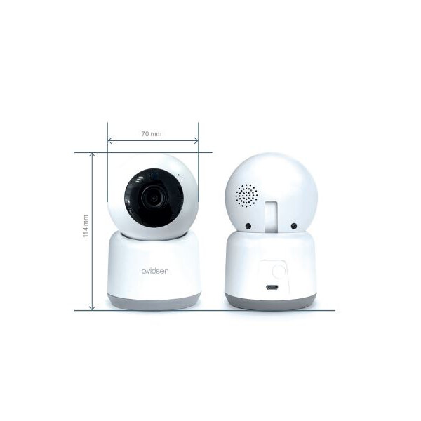 Caméra intérieure de surveillance 2mp Avidsen HomeCam 3 IP WIFI - Avidsen - 127151