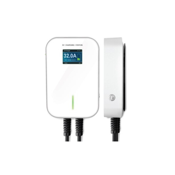 Borne de recharge pour véhicule électrique usage domestique câble de 6 mètres - Avidsen - 370900