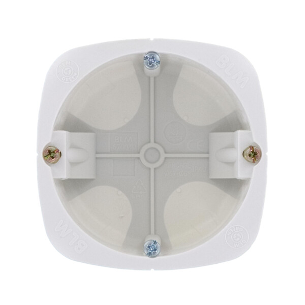 Boîte no air eco recyclé 1 poste d67mm  profondeur 40 - BLM - 670040