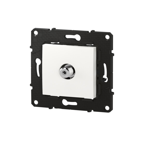 Bticino altège  prise tv simple type f - neige - compo - Bticino Cofrel - BTAL41DD