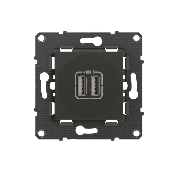 Bticino altège  prise double chargeur usb - 2400 ma - nuit - compo - Bticino Cofrel - BTAL30SD