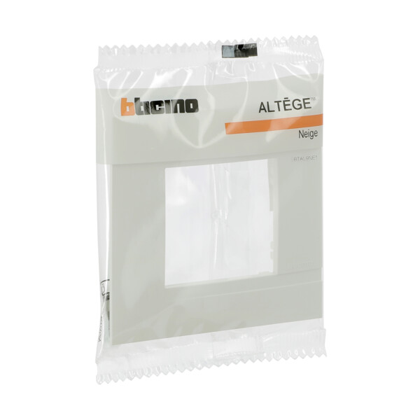 Bticino altège  plaque 1 poste neige - Bticino Cofrel - BTAL9NE1
