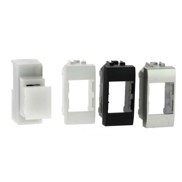 Bticino - lecteur de badge livinglight  pour alarme intrusion myhome_up livré avec 3 enjoliveurs - Bticino Cofrel - BTLN4215