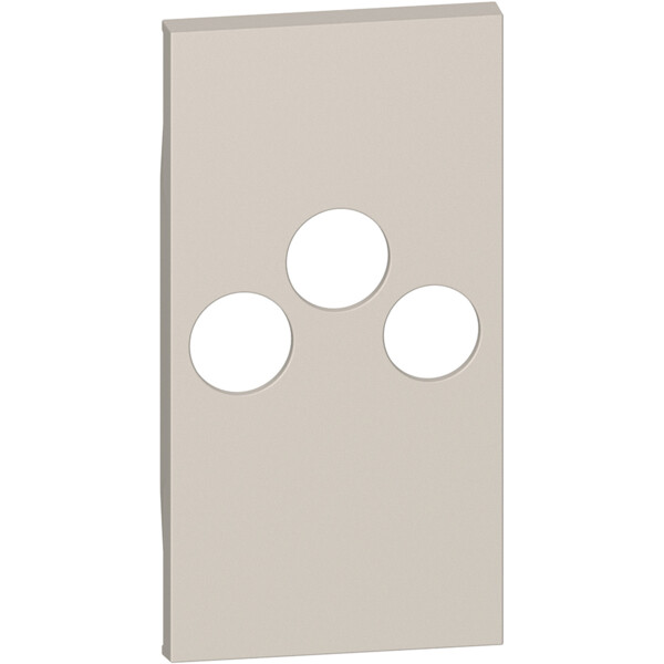 Enjoliveur Living Now pour prise TV-R-SAT DAB+ 2 modules - sable - Bticino Cofrel - BTKM26M2