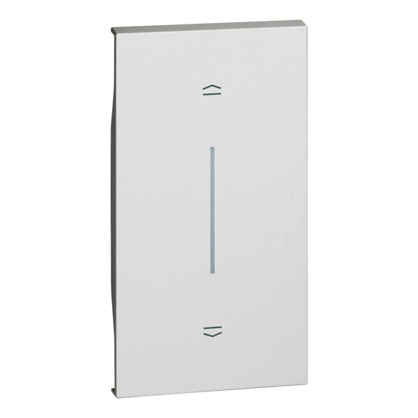 Enjoliveur Living Now pour poussoir de volets roulants 2 modules - blanc - Bticino Cofrel - BTKW05M2