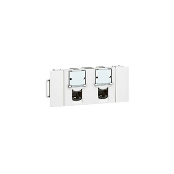 Ftp 2 rj 45 avec accessoire soluclip - 3 modules