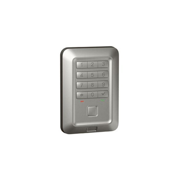 Clavier codé rétro-éclairé avec bouton-poussoir