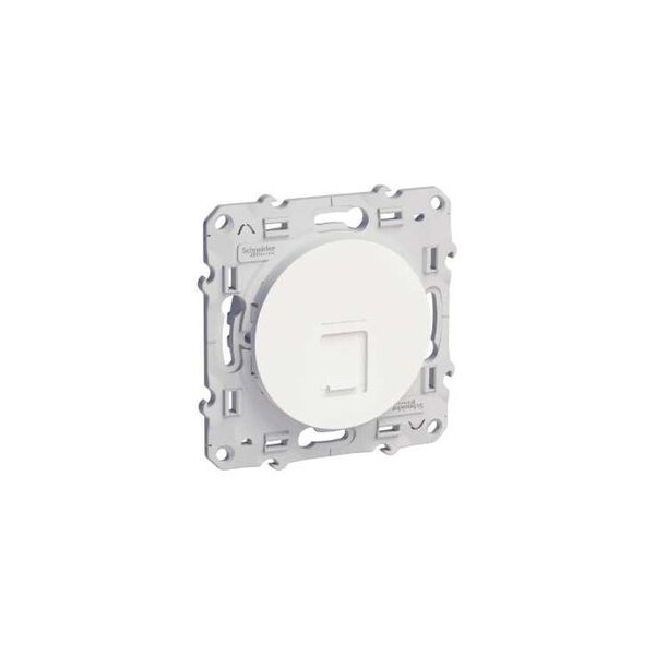 Prise RJ45 - Conjoncteur en T Odace Schneider Blanc