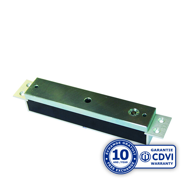 Ventouse 300kg encastree - signal nonf - 12/24v dc - nfs 61-937 - CDVI - C3M11