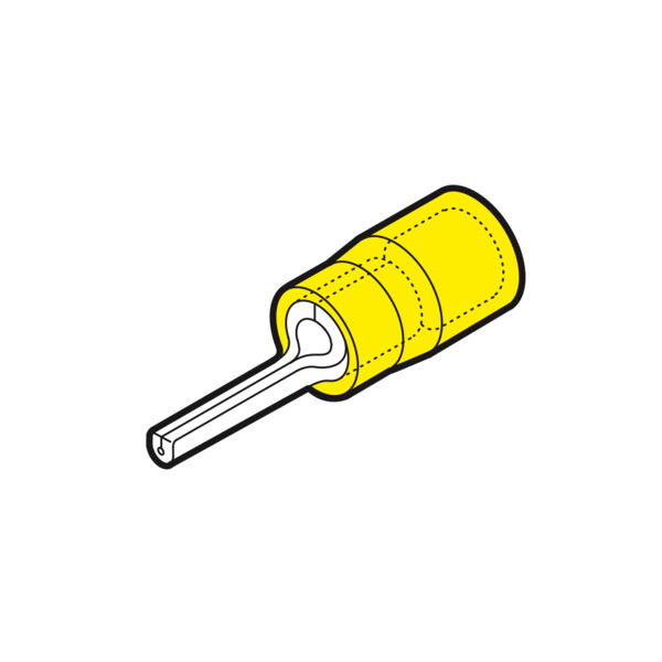 Cosse tubulaire cuivre 630 mm² - 2 trous diam. 12 mm - Cembre - 2A120-2M12
