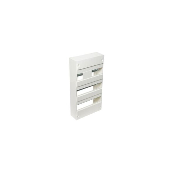 Coffret vide 3 rangés 39 modules blanc - Debflex - 707290