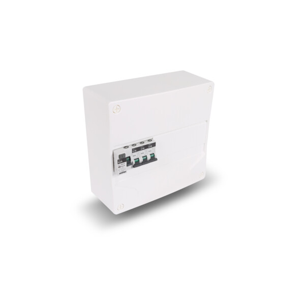 Tableau électrique Debflex 1 rangée 13 modules 3 disjoncteurs 1 interrupteur diff 63A type A - Debflex - 707643