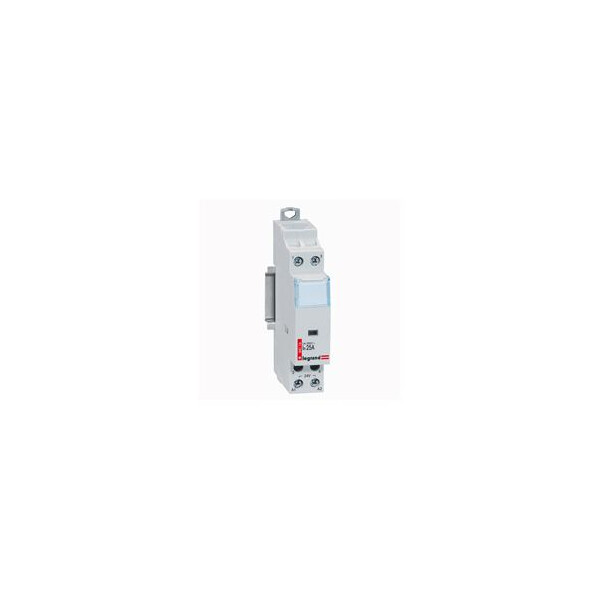 Contacteur de puissance bobine 24 v~ lexic sans cde manuelle -2p-250v~- 25a - 2f - Legrand - 004116