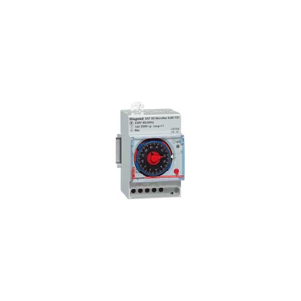 Interrupteur horaire programmable analogique Lexic - auto - journalier - Legrand - 004753