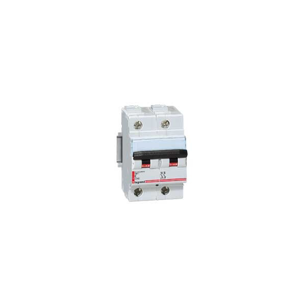Disjoncteur magnéto-thermique DX-L 25000 - Lexic - 2P - 400 V~ - 10 A - courbe C - Legrand - 007112