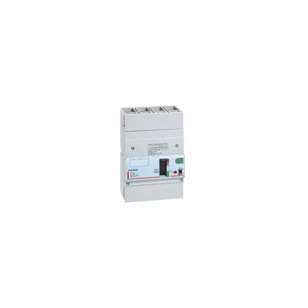 Disjoncteur de puissance DPX 250 ER - magnéto-thermique - 25 kA - 4P - 160 A - Legrand - 025215