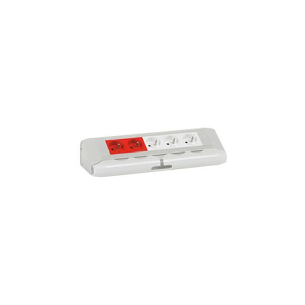 Bloc bureau - 5x2P+T (2 à détrompage) - à câbler - Legrand - 053505