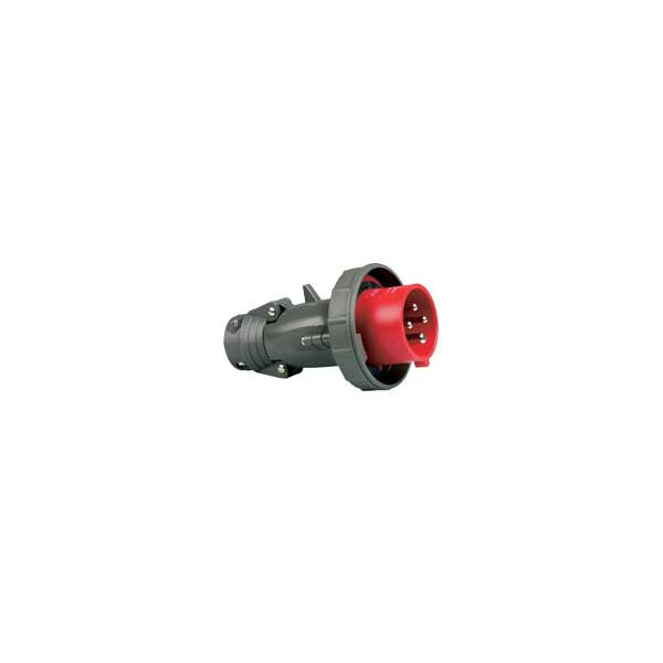 Fiche droite Hypra - IP66/67- 125 A - 380/415 V~ - 3P+T - plastique - Legrand - 059122