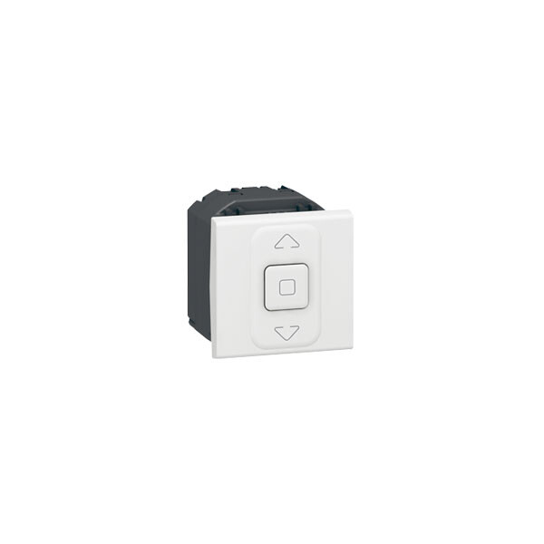 Commande individuelle courant porteur pour volets roulants Legrand Mosaic - 2 mod -blanc - Legrand - 077023