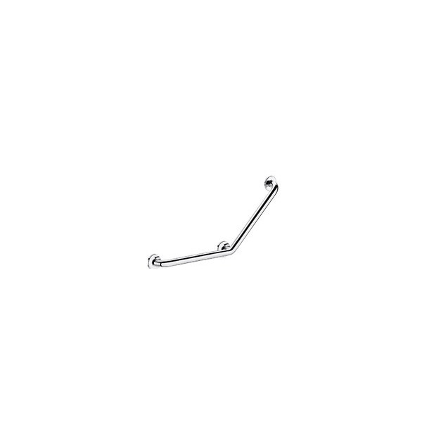 Barre d'appui coudée 135° inox brillant 400 x 400 mm diamètre 32 - Delabie - 5082P